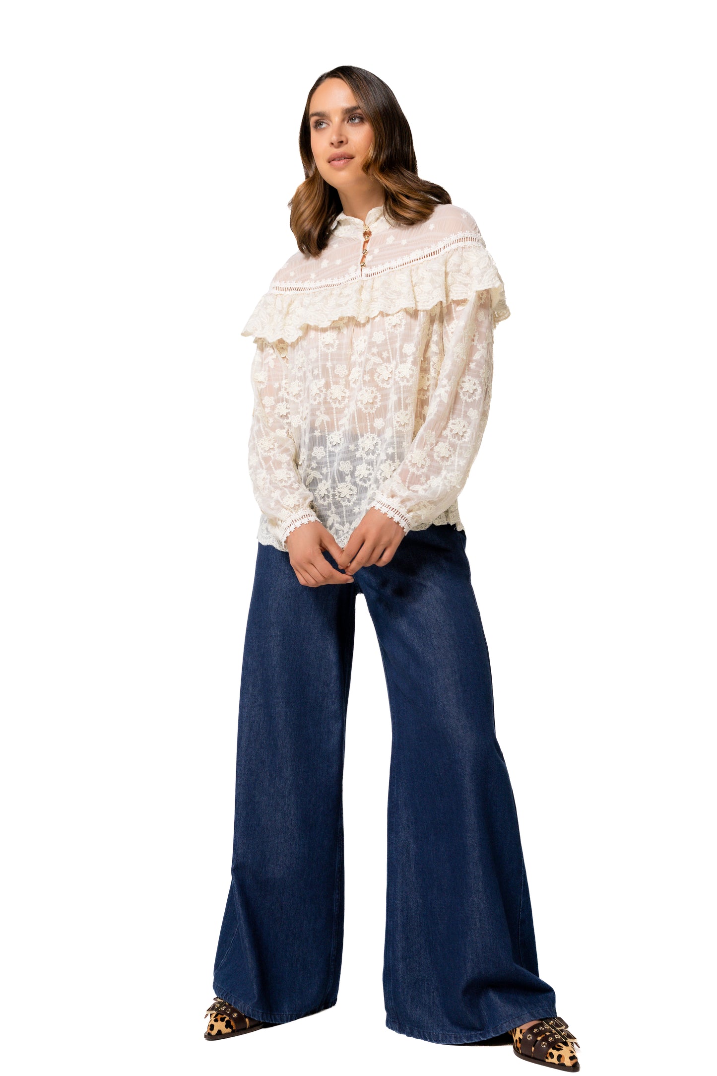 The Zelda Wide Flare Jeans