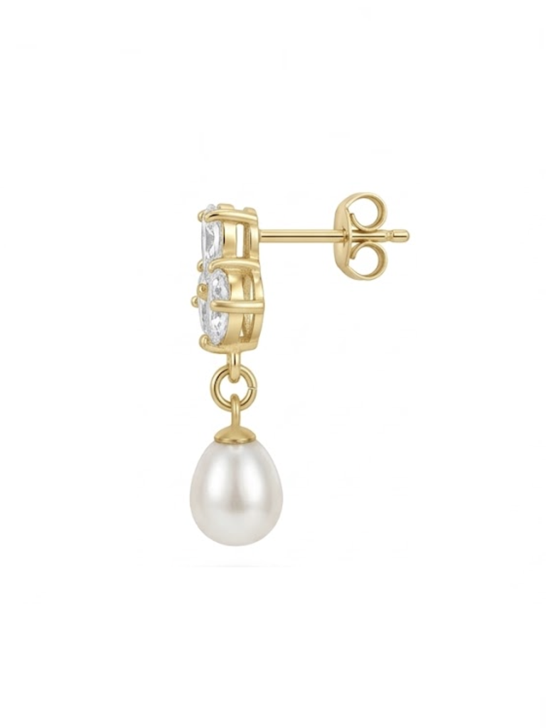 The Celine Pearl Drop Earrings