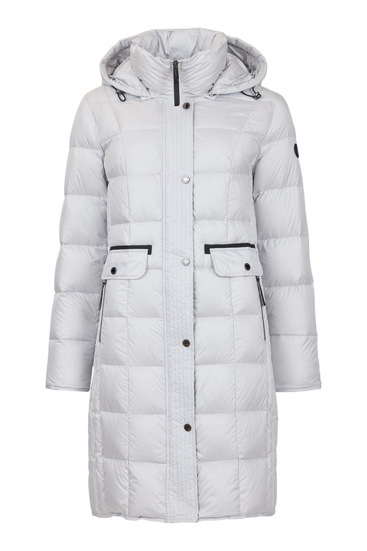 The Sierra Coat in Frosted Silver