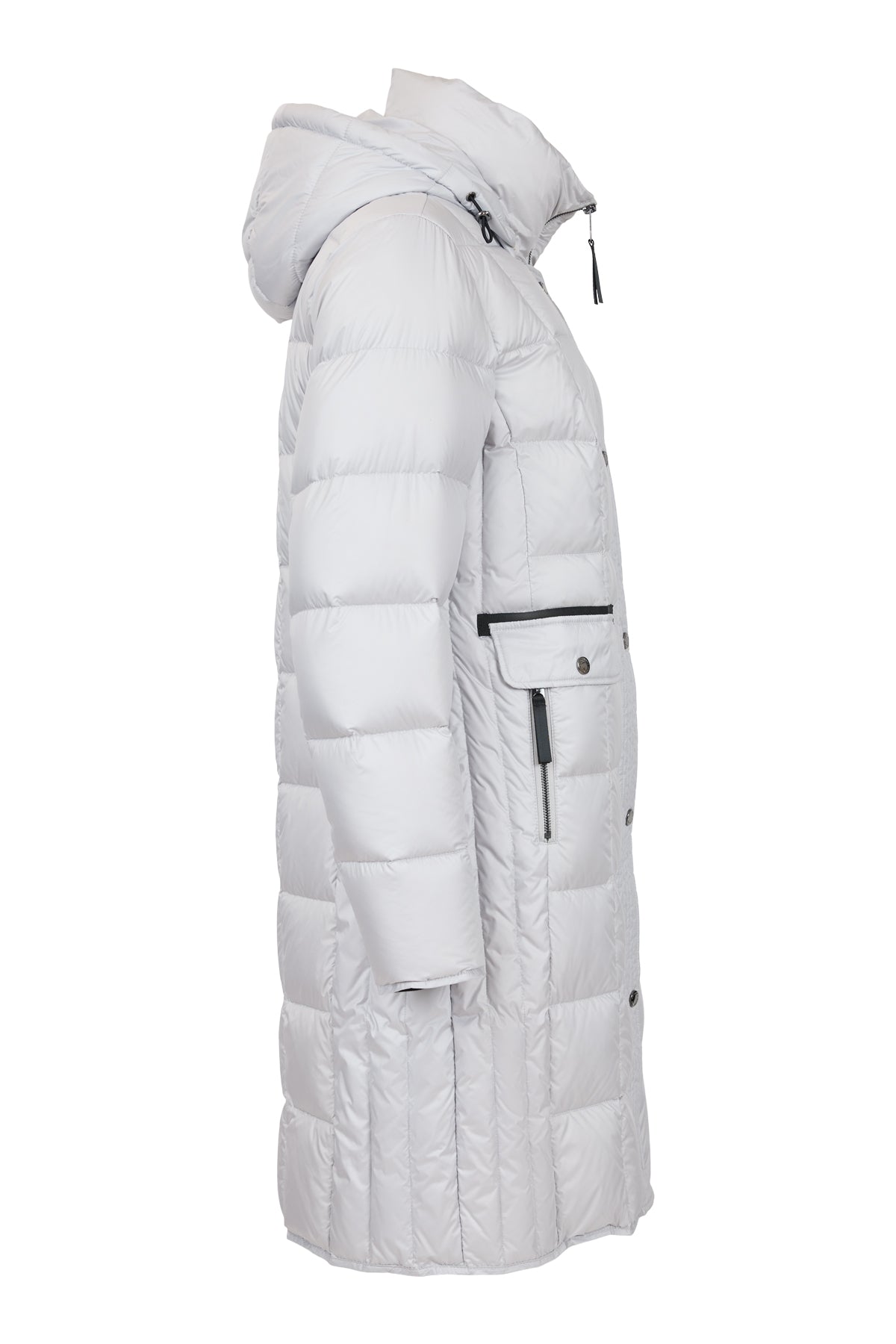 The Sierra Coat in Frosted Silver