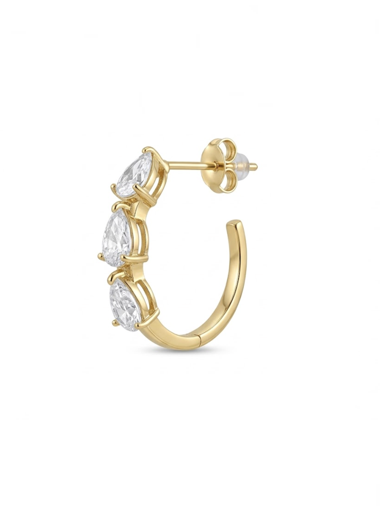 The Teardrop Hoops
