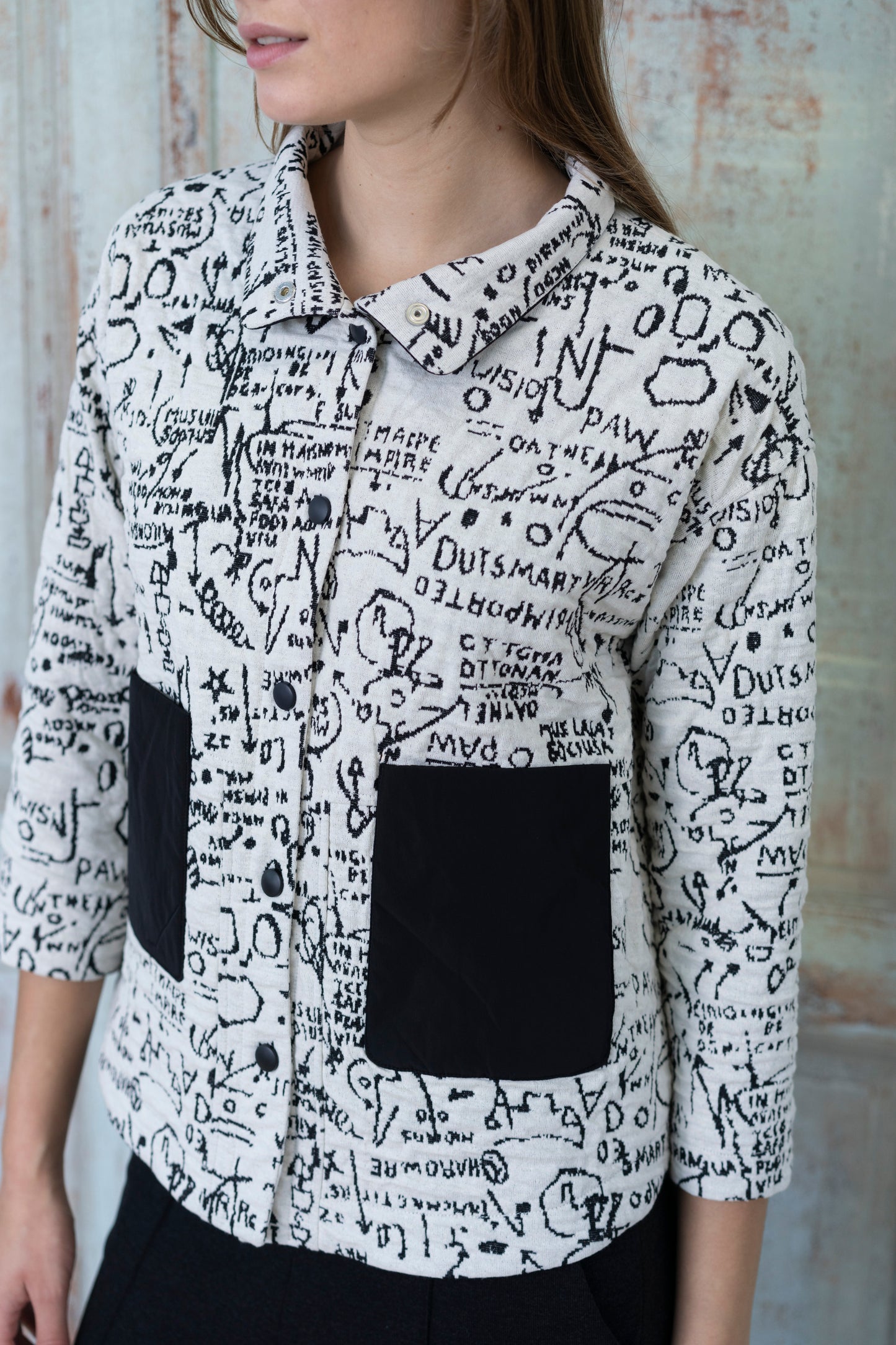 The Scribble Jacket by Hongo