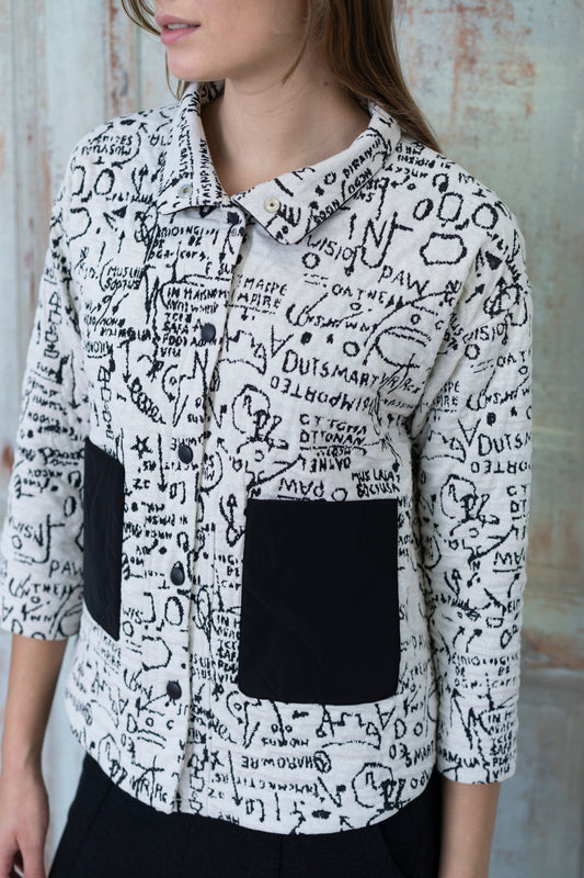 The Scribble Jacket by Hongo