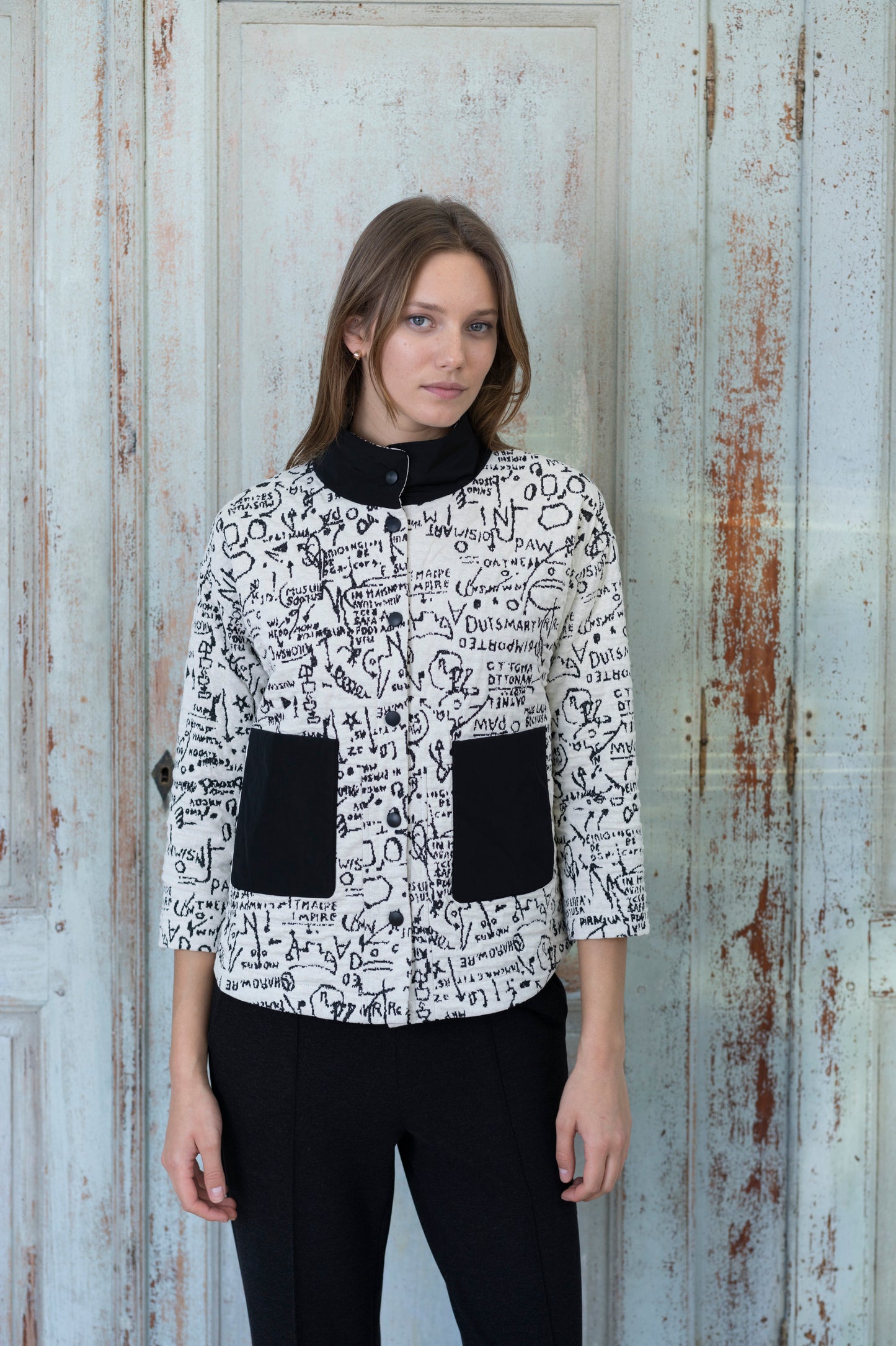 The Scribble Jacket by Hongo