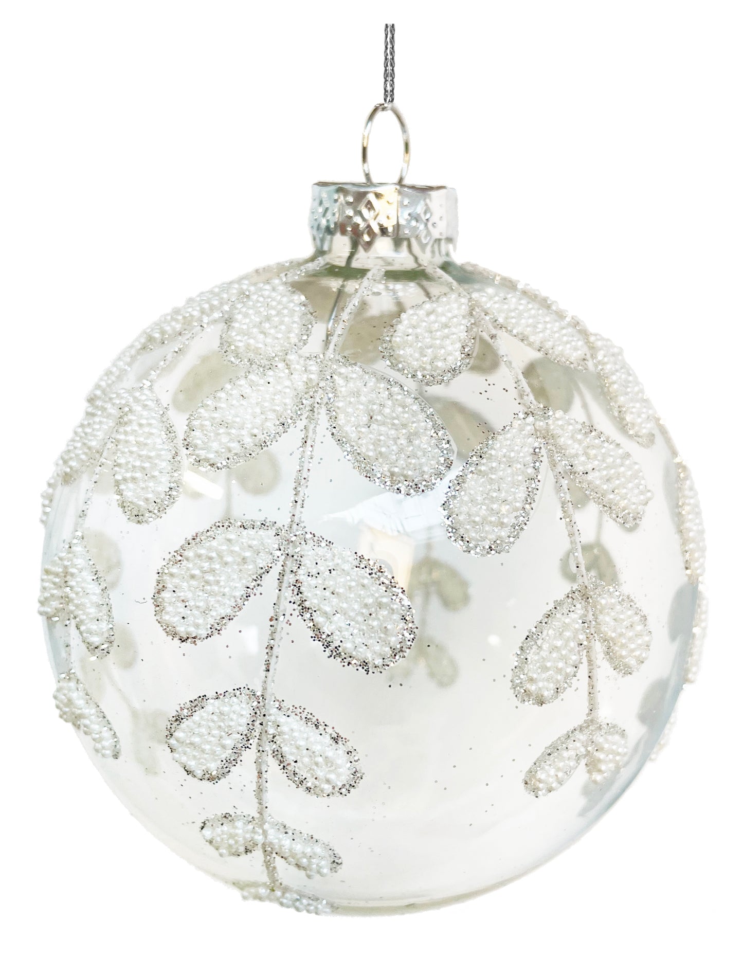 Glass Leaf Bauble