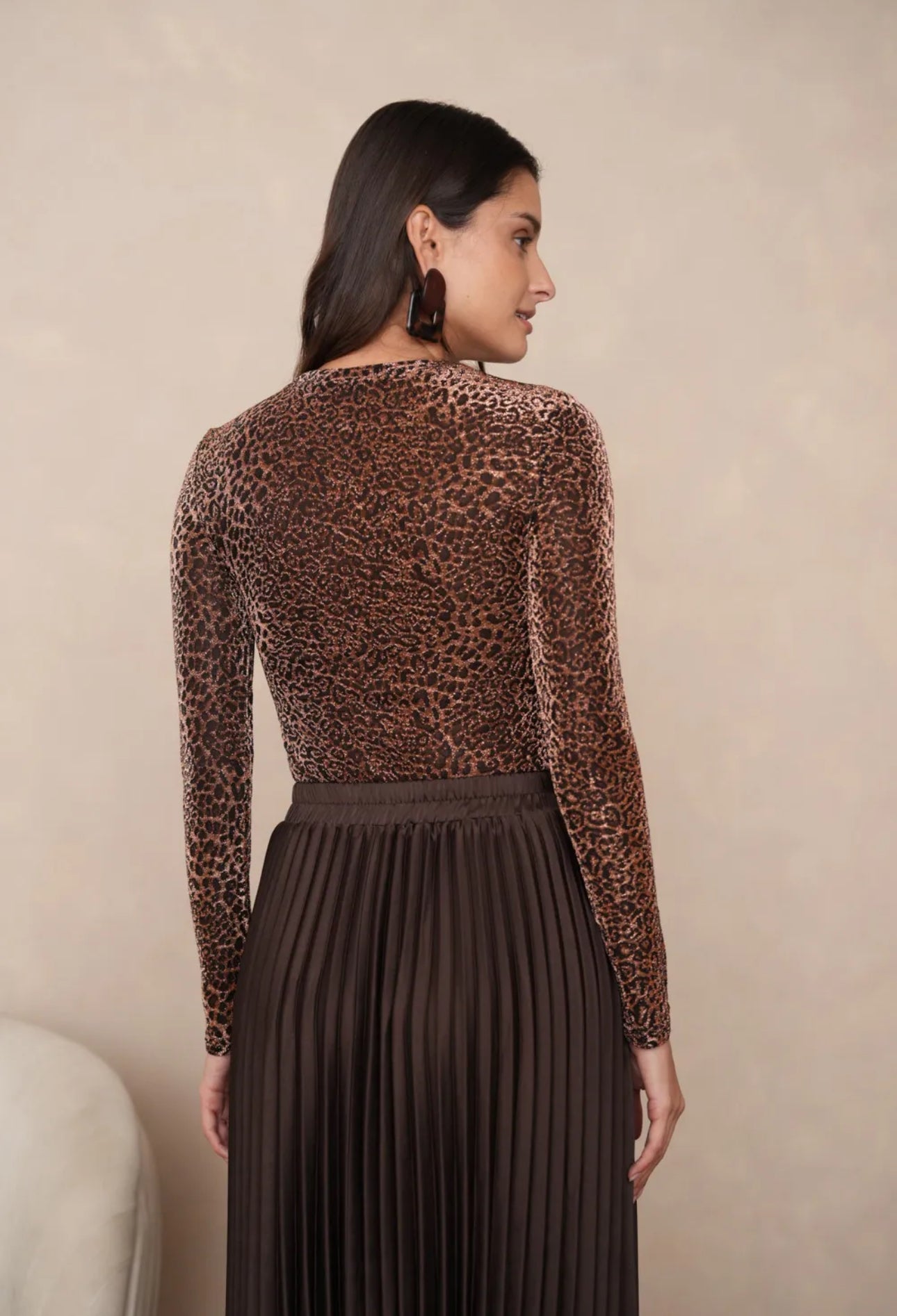 Bronze Leopard Shirt