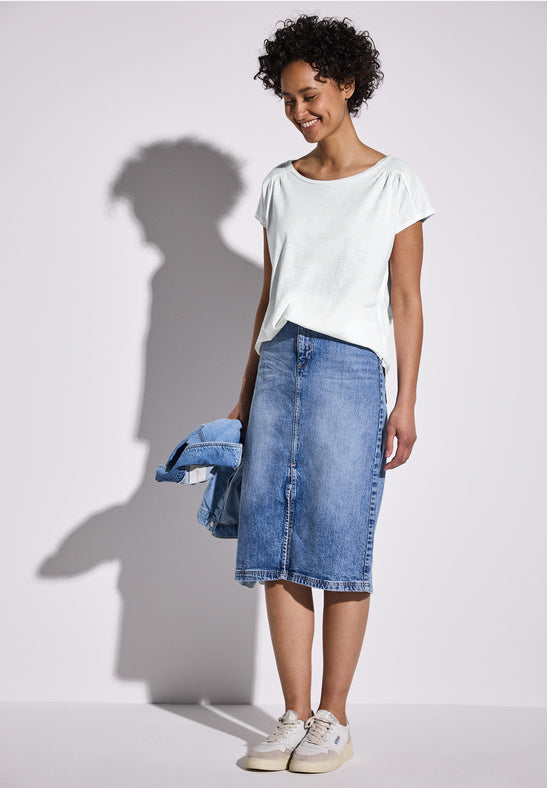 Classic T Shirt with Gather
