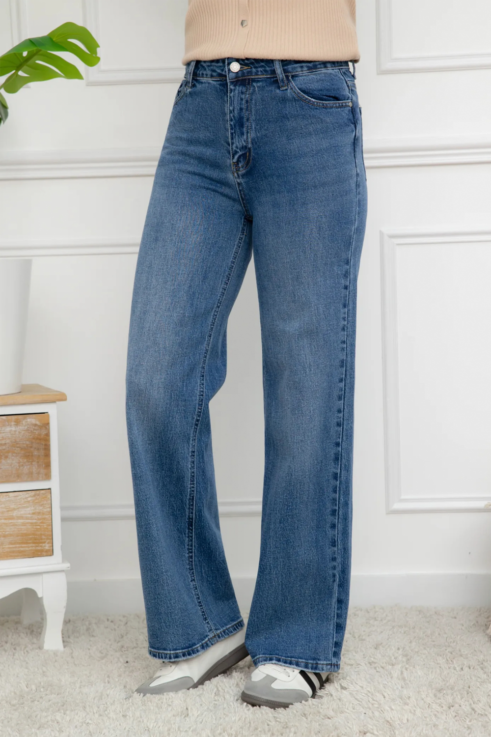 The Adonis Wide Leg Jean