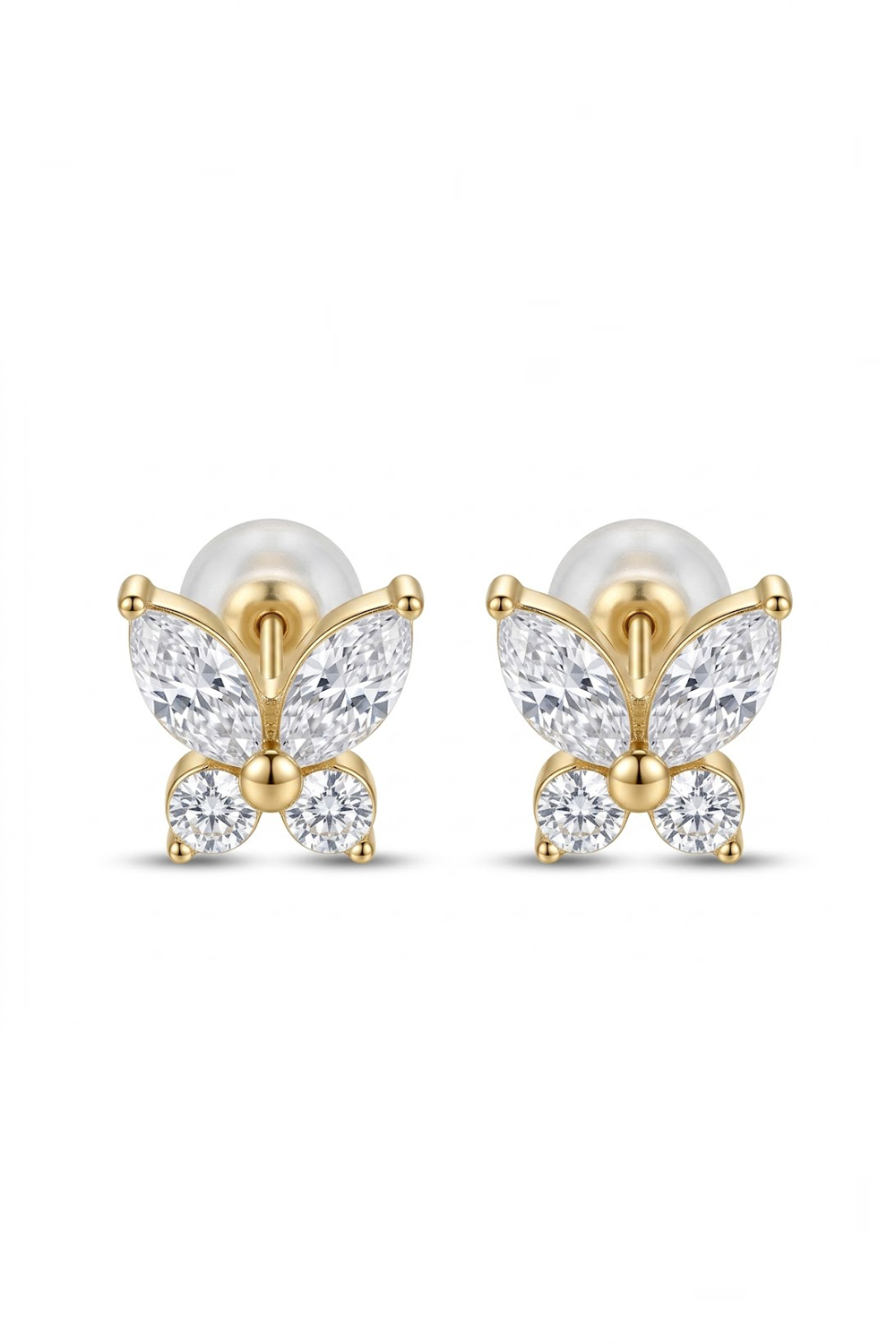 The Butterfly Crystal Earrings