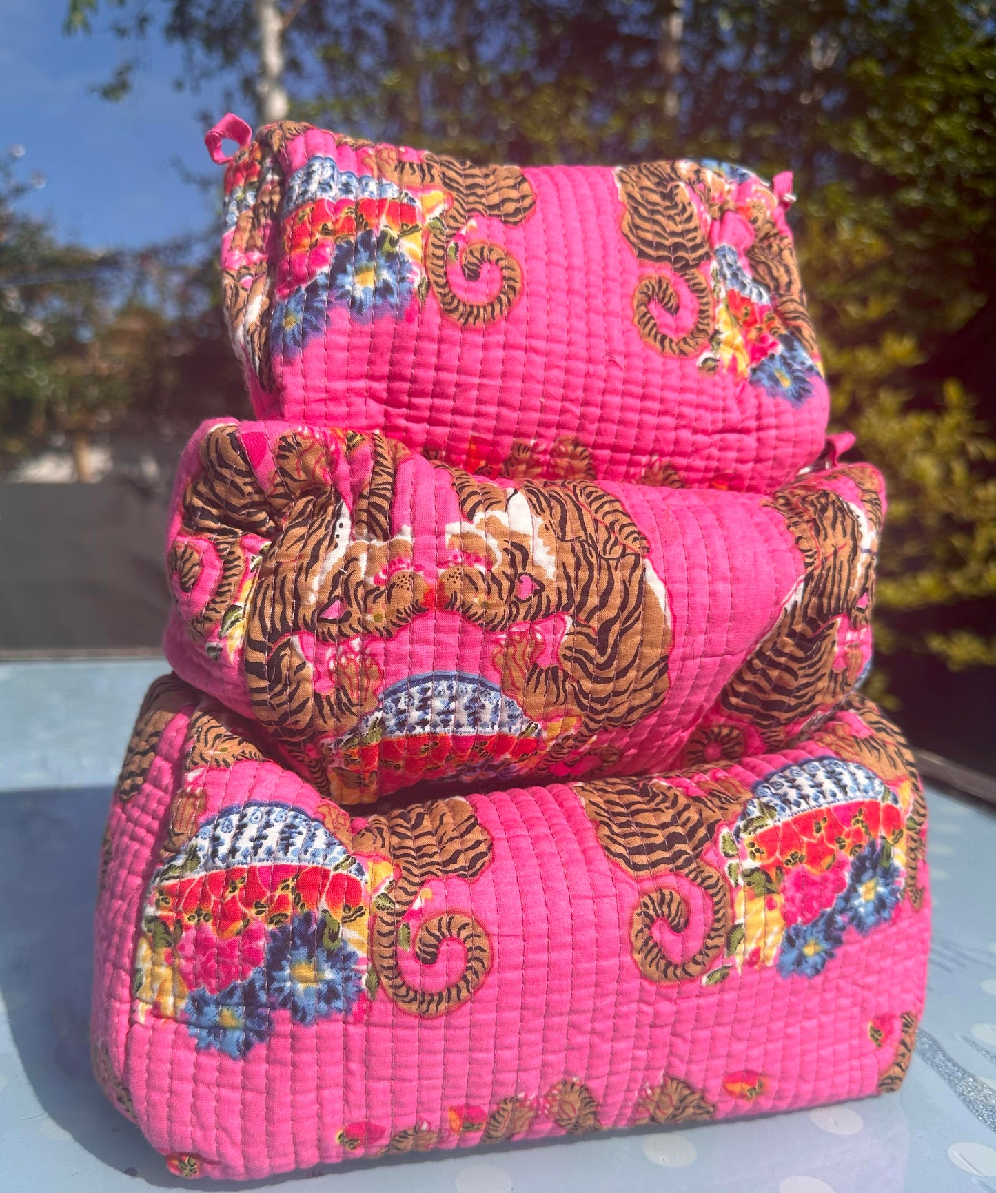 The Bea Tiger Trilogy Cosmetic Bag