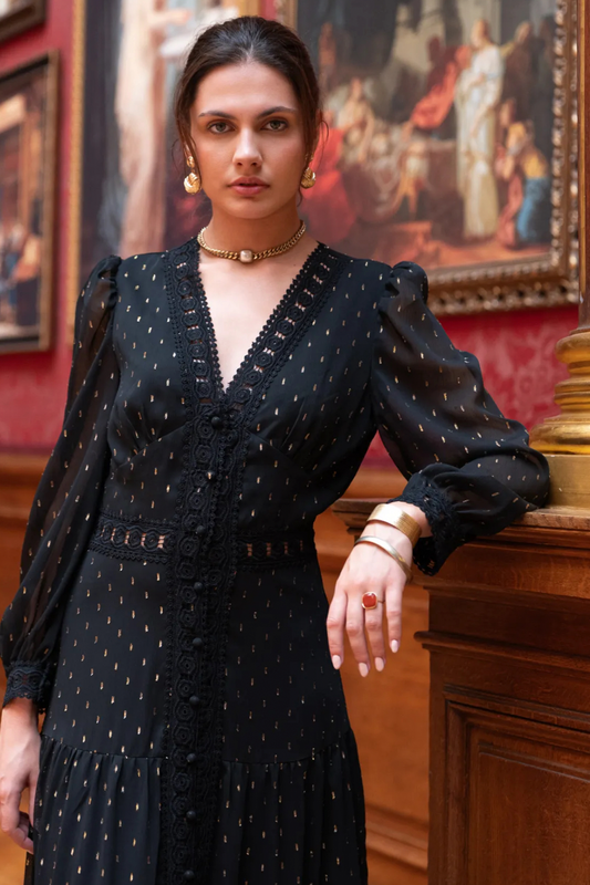 Bla Gold Speckle Dress
