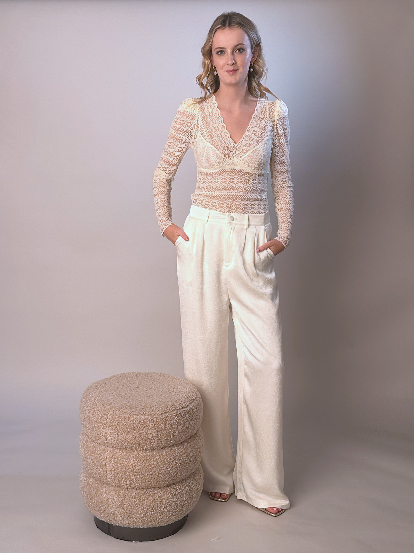 Malaya Sheer Lace Top