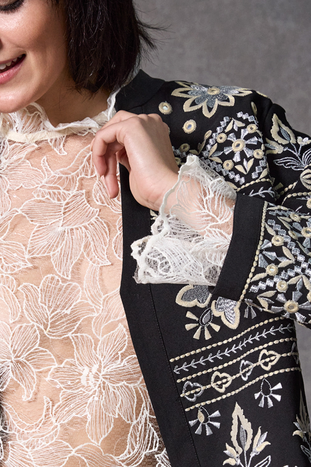 The Esme Ivory Lace Top