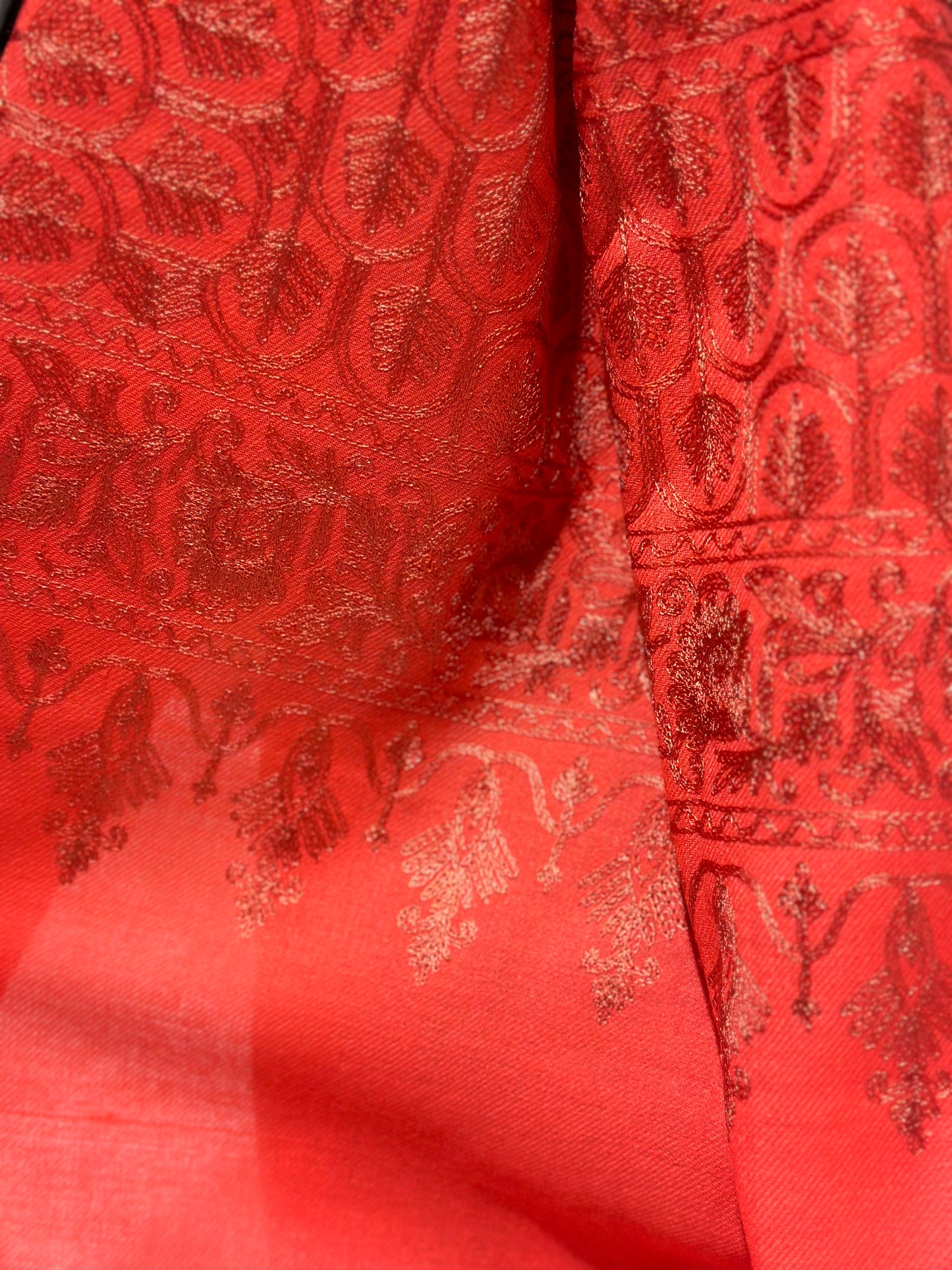 Noelle Red Embroidered Wrap