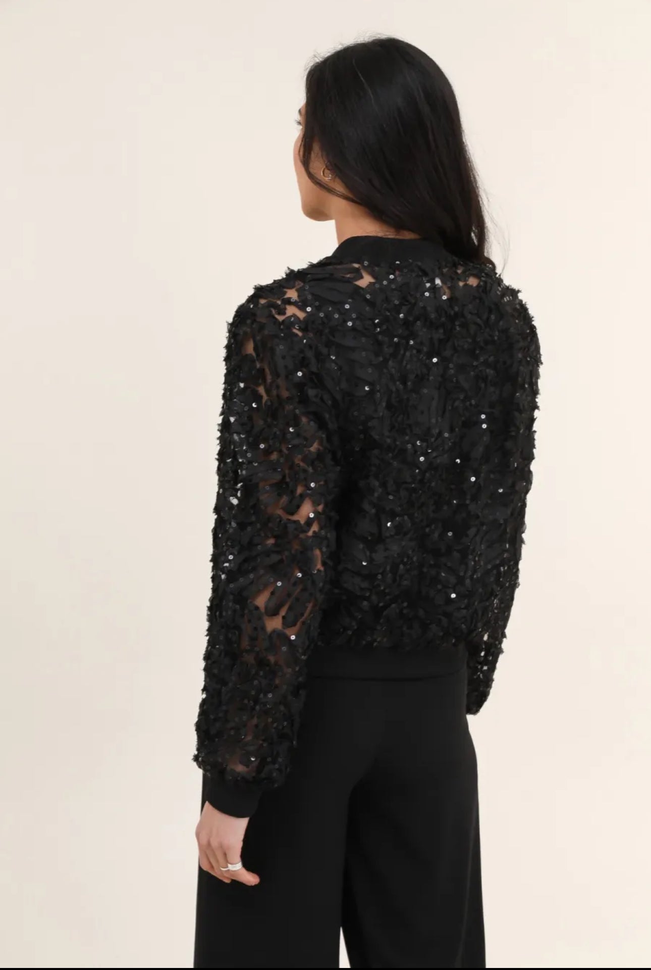Bella Lace Bomber