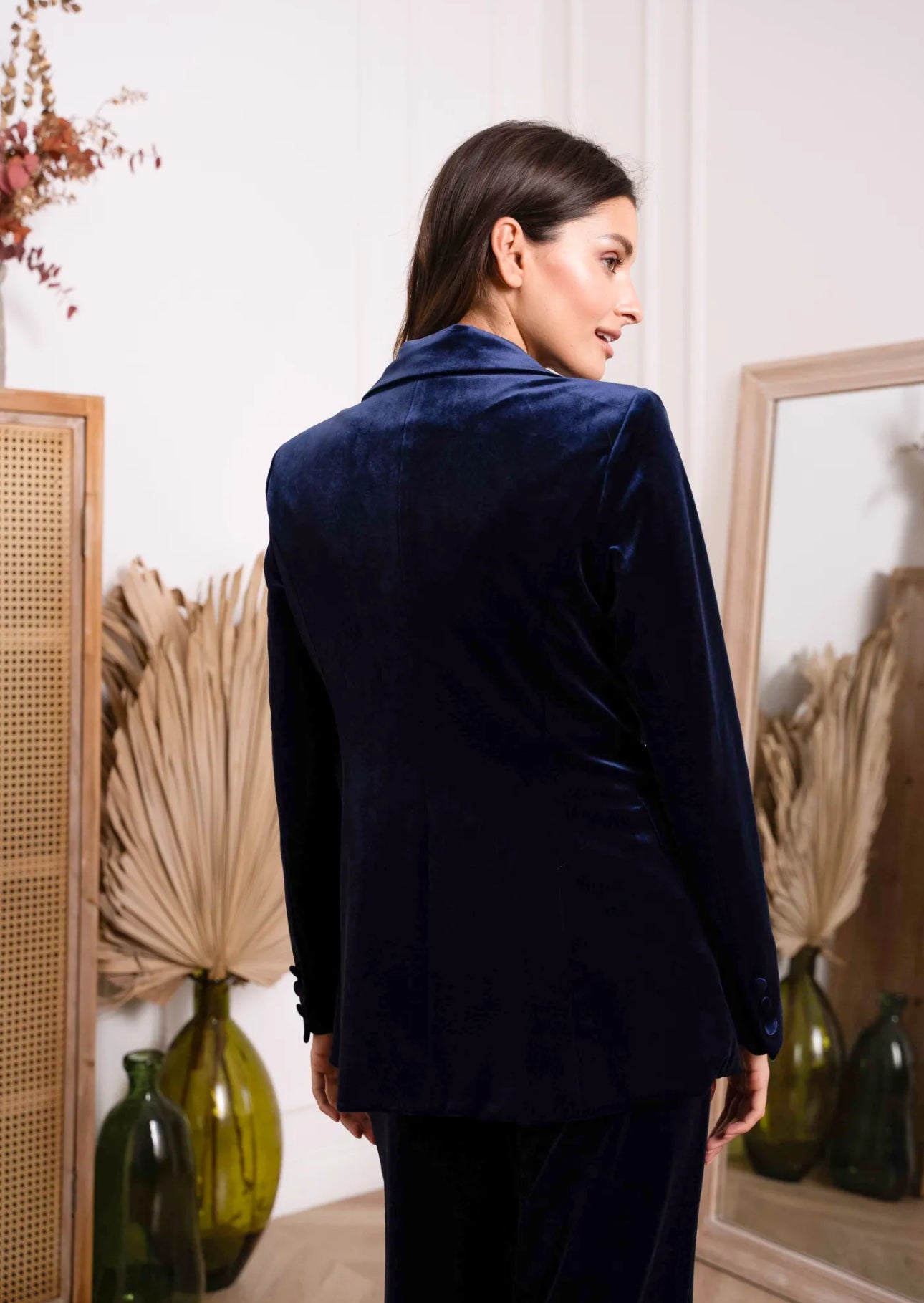 Matilda Midnight Velvet Blazer