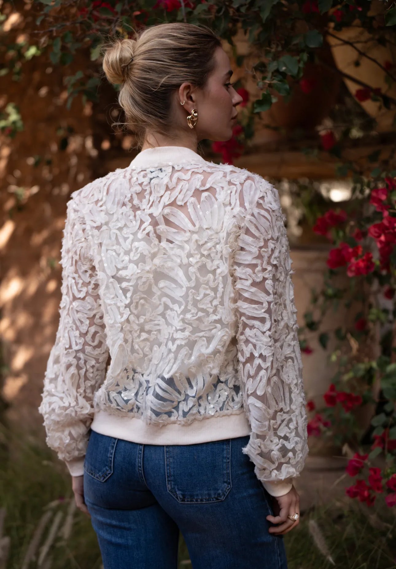 Latte Lace Bomber