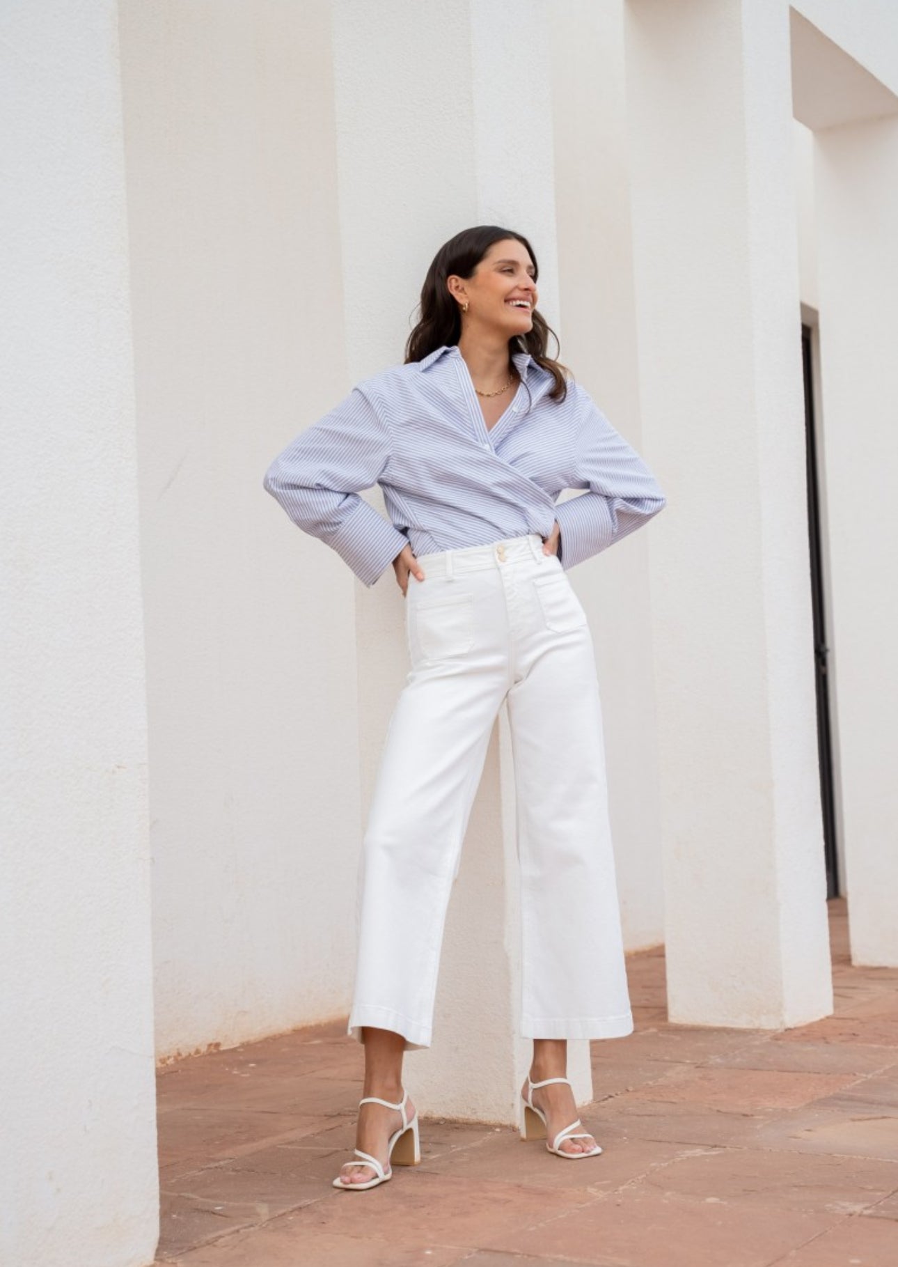 The Angelina Wide Leg Flare