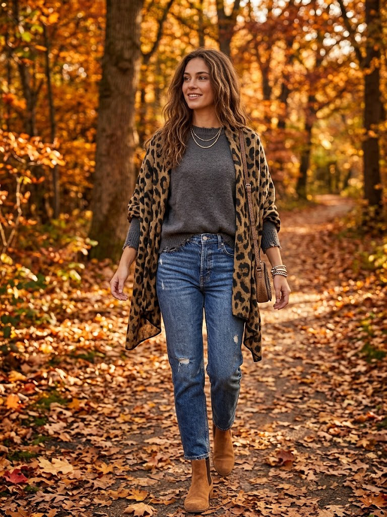 The Zelda Leopard Wrap