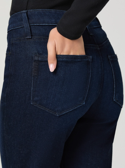 The Mason Reverse Seam Straight Ankle Denim
