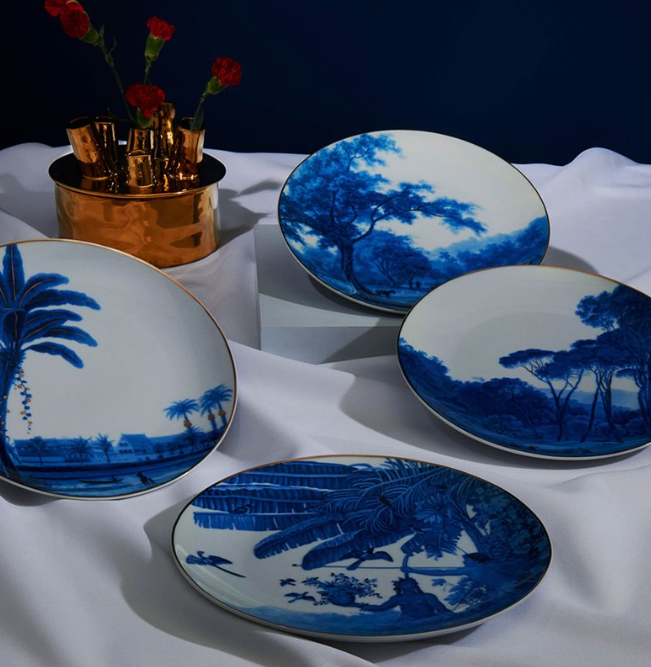 Moroccan Plate Set of 4