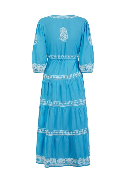 The Azul Kaftan in Cornflower Blue - Pre Order Now