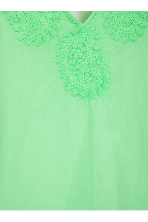The Indigo Top in Neon Key Lime - Pre order Now