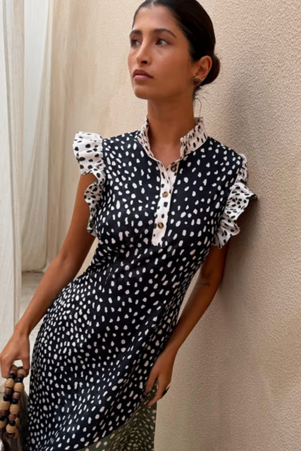 Mix Fawn Spot Remi Dress