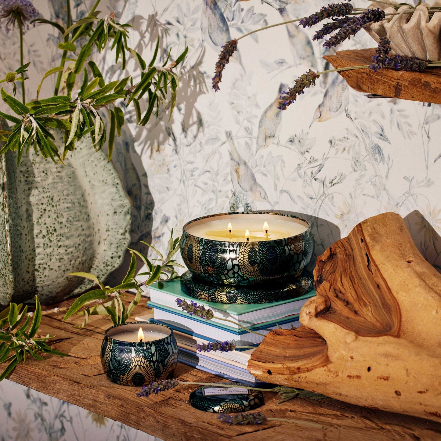 French Cade Lavendar 3 Wick Tin