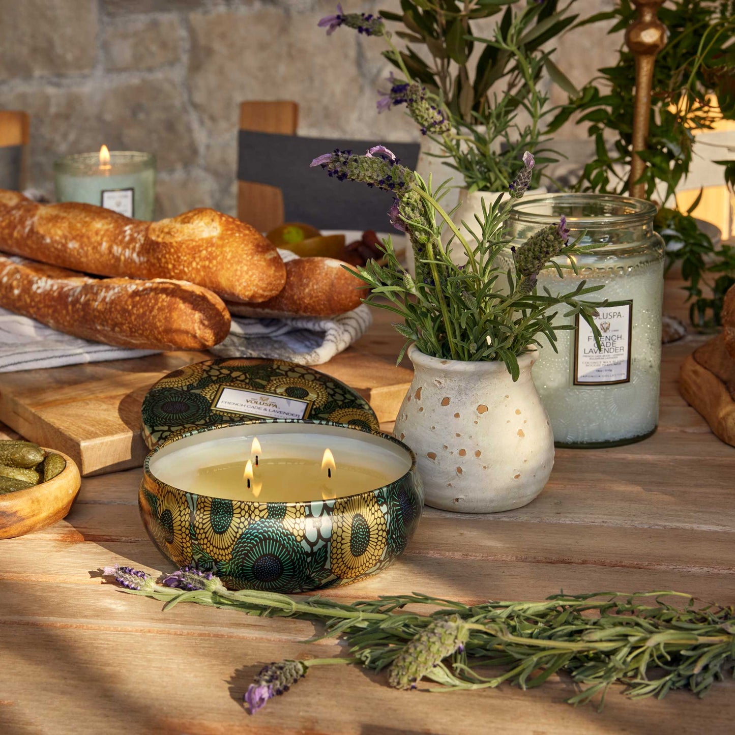 French Cade Lavendar 3 Wick Tin