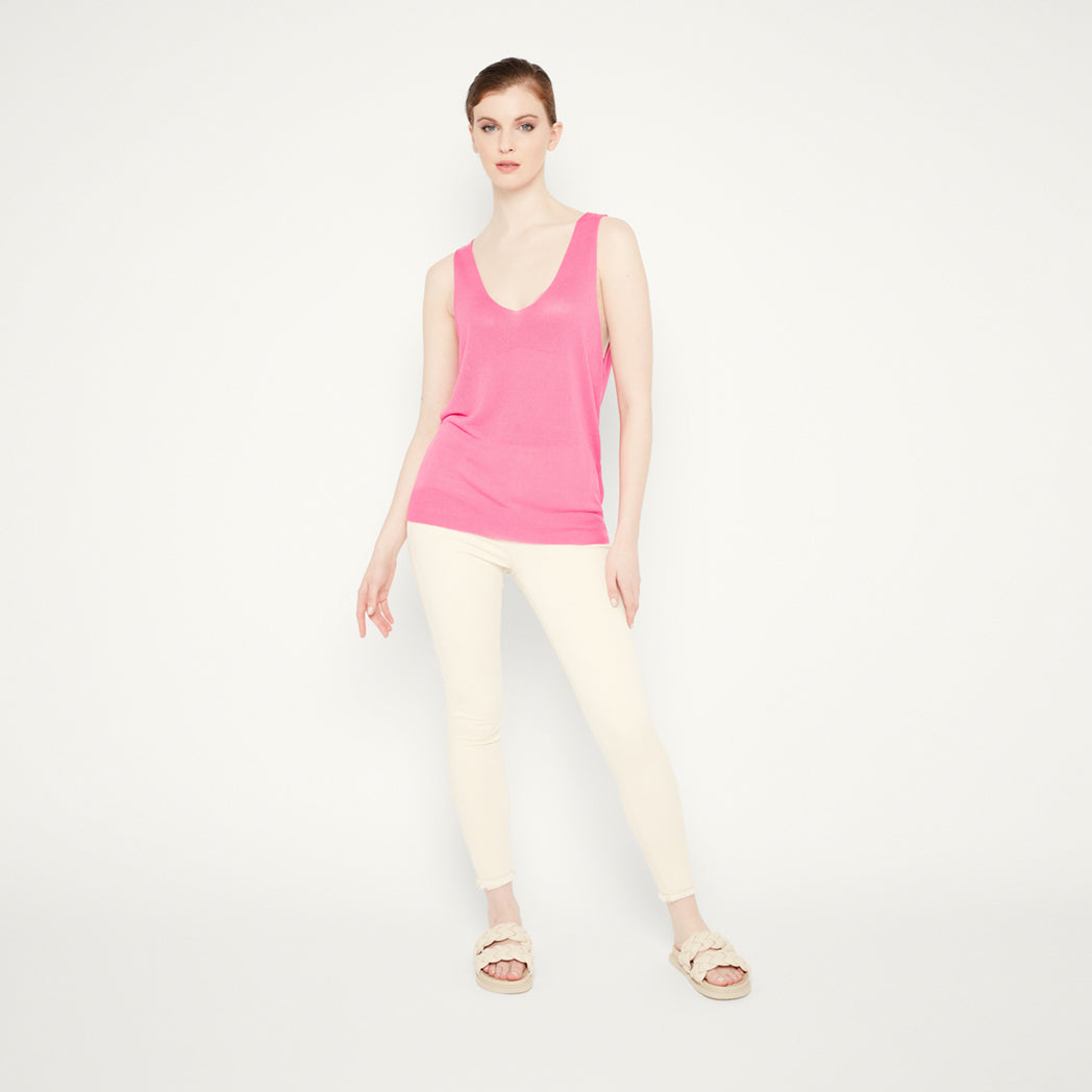 Raspberry Knit Cami
