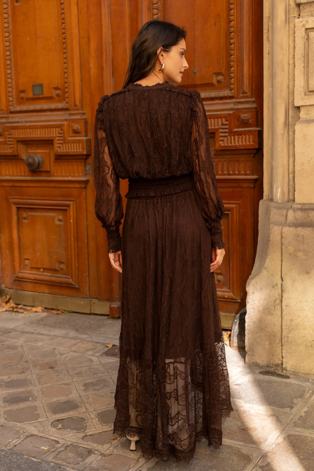 Lace Satine Top