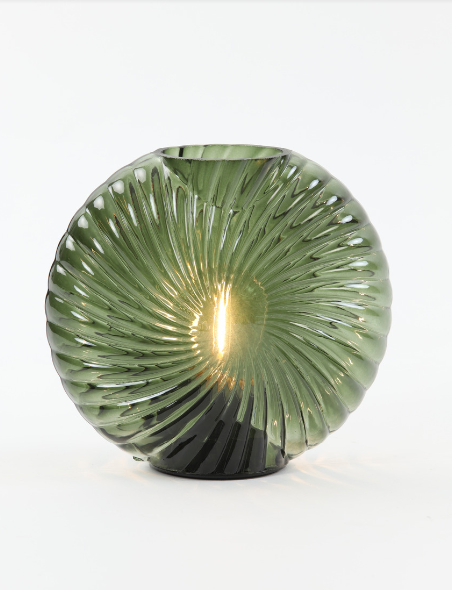 Shell Table LED Light in Green