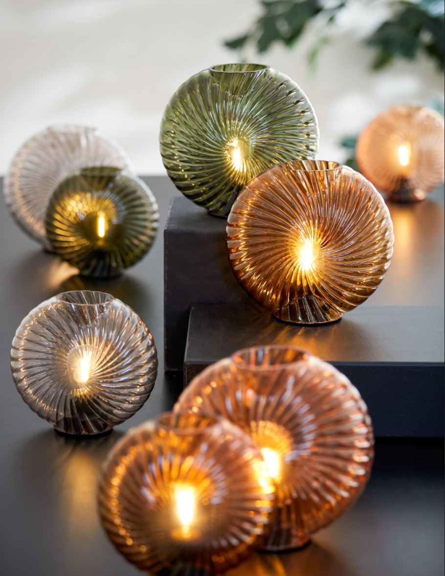 Shell Table LED Light in Green