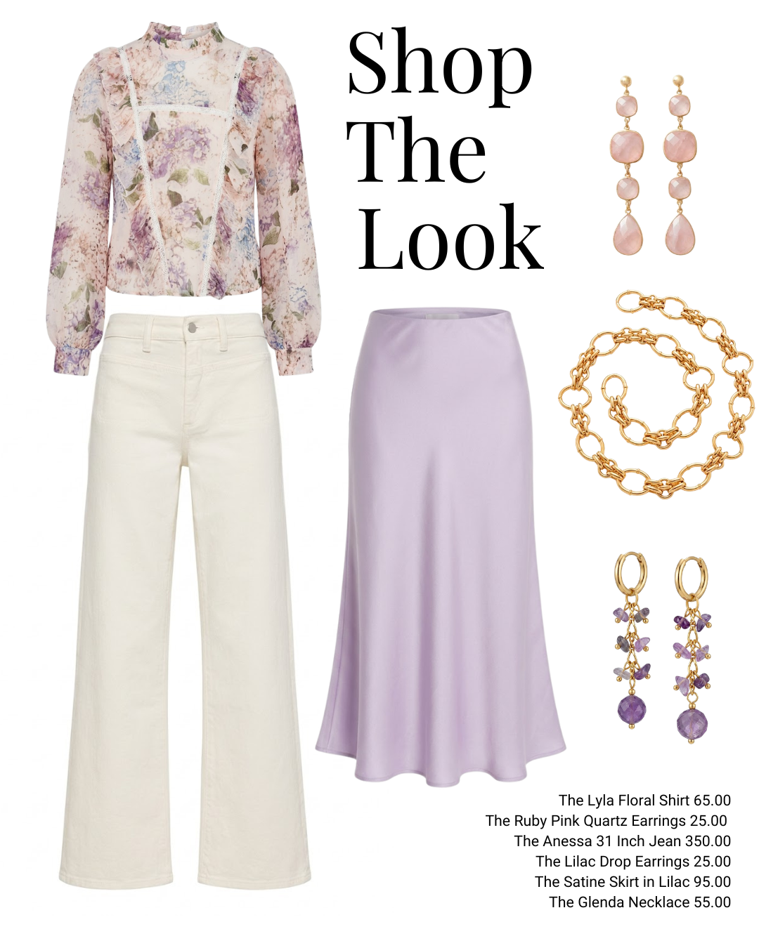 The Lilac Drop Earrings