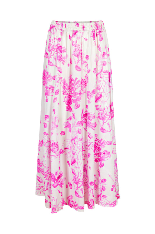 The Phoebe Seashell Skirt in Pink
