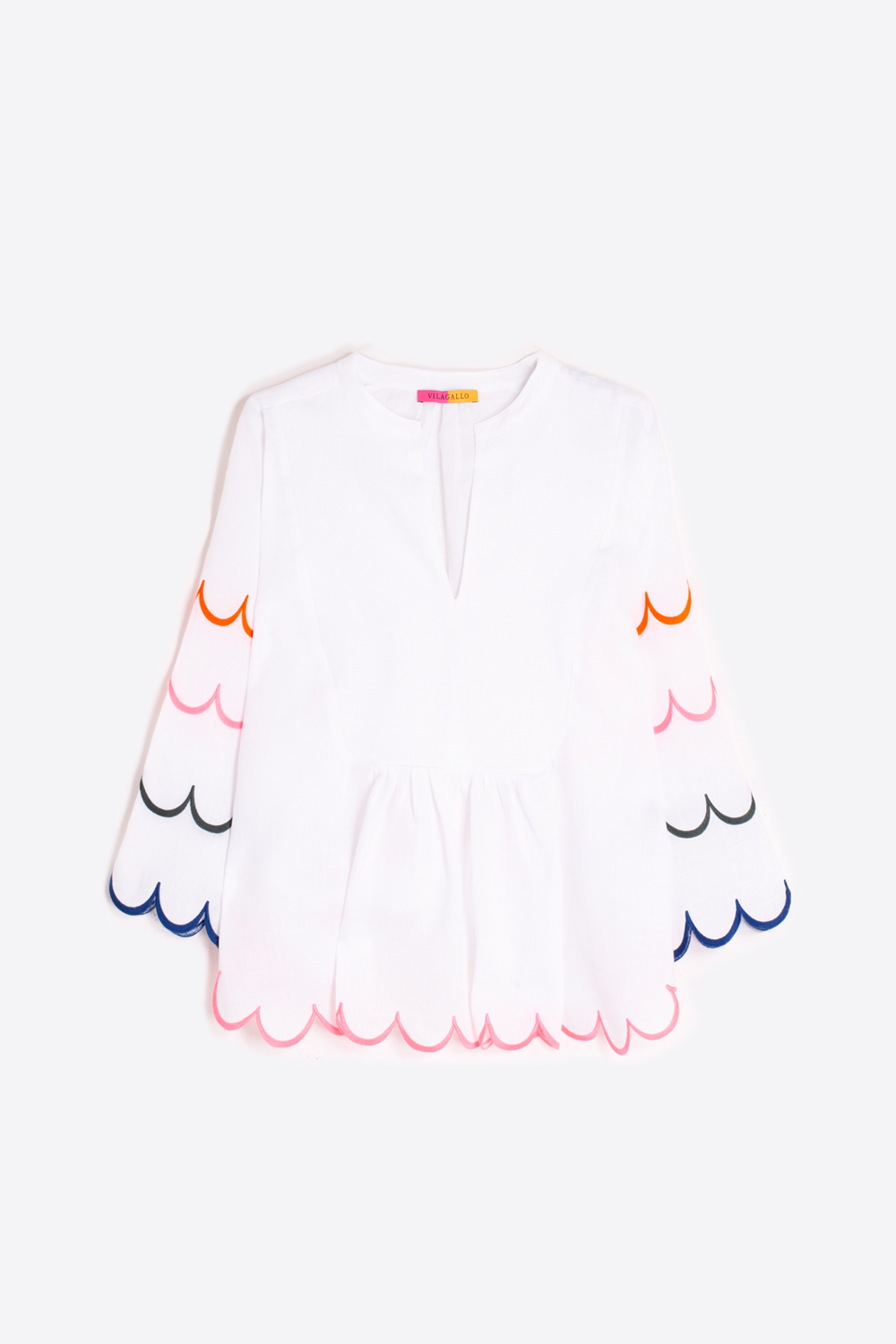 The Rainbow Scallop Shirt - Pre Order