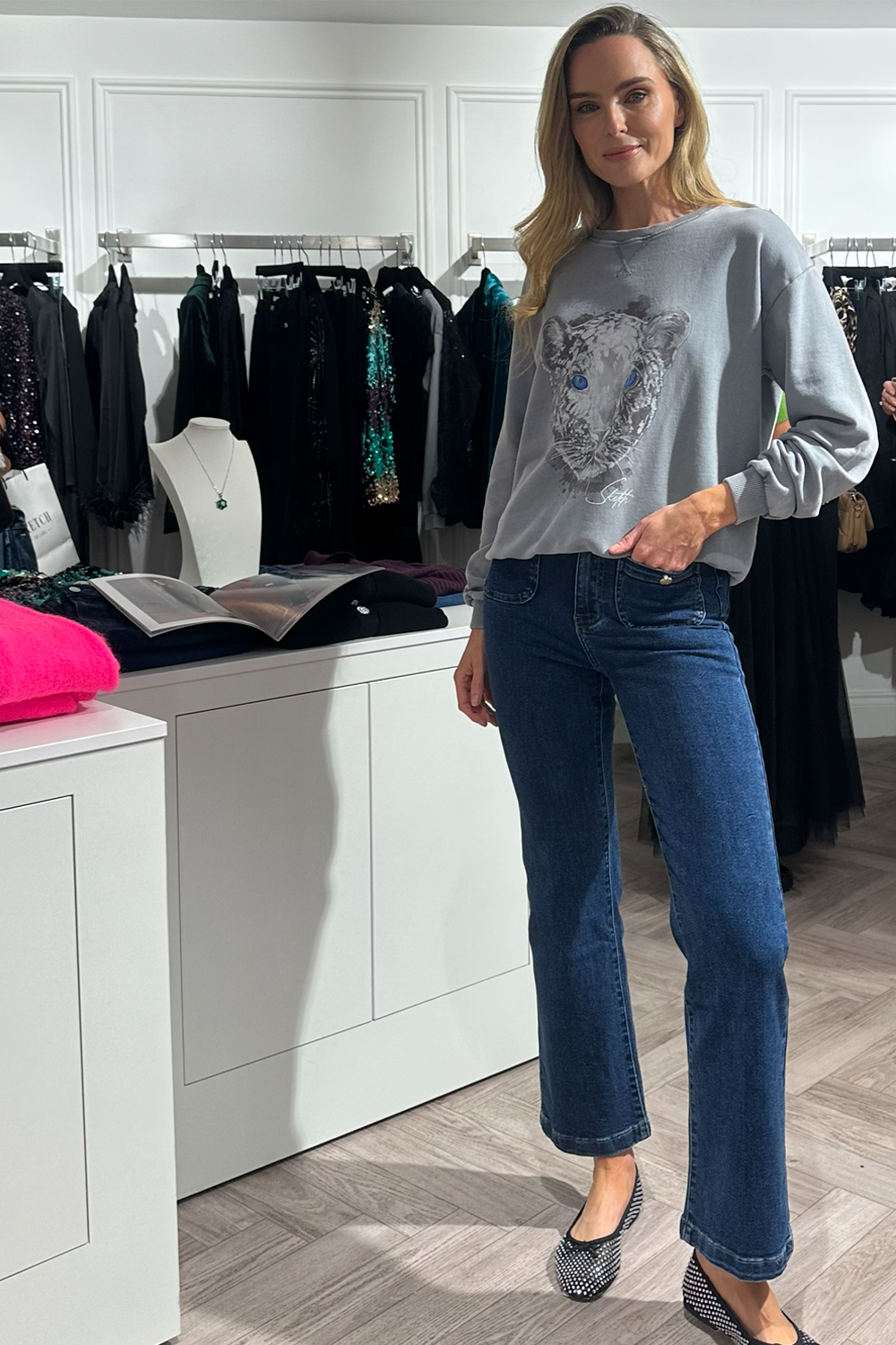 The Sam Jeans in Marine Blue Denim by Sketch The Label