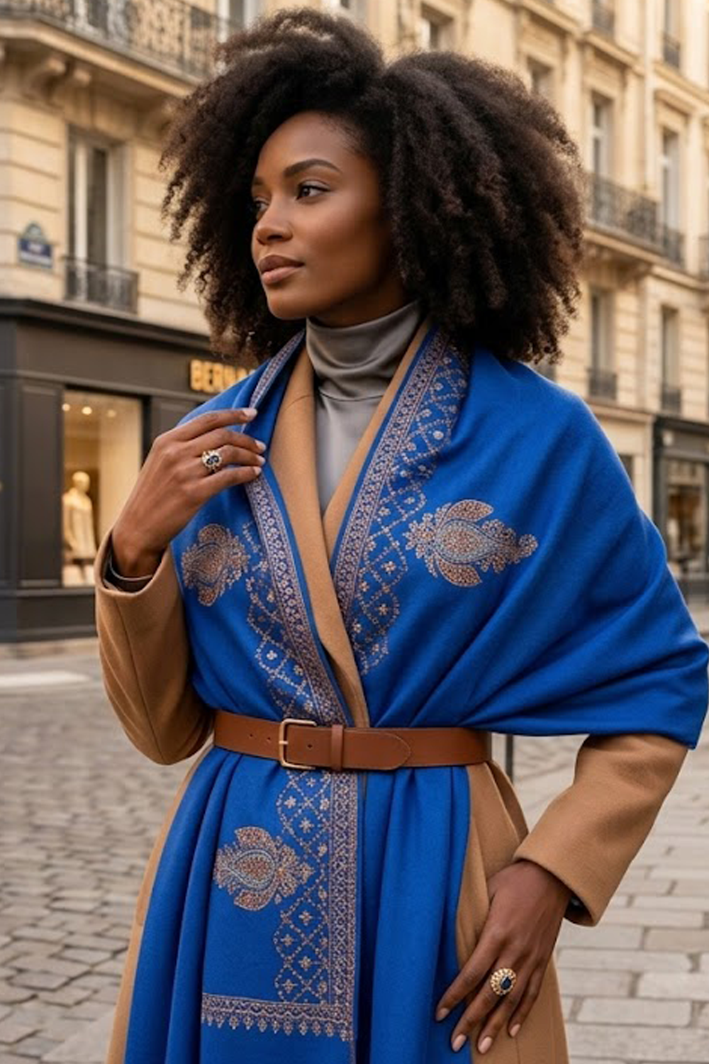 The Zion Hand Embroidered Wrap