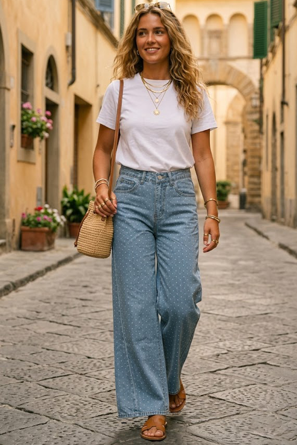 The Zion Polkadot Jeans