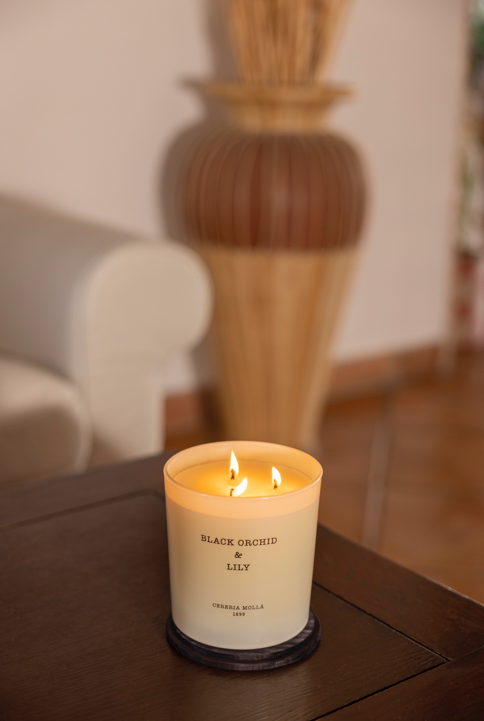 Black Orchid & Lily 3 Wick Candle
