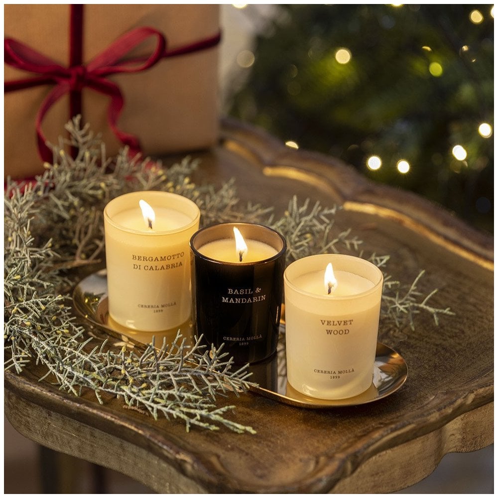 Velvet Wood Candle