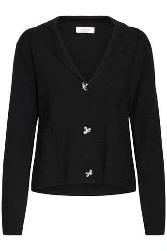 The Byotari Black Knit Blazer