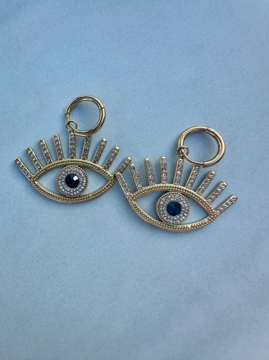 The Cleo Evil Eye Earrings