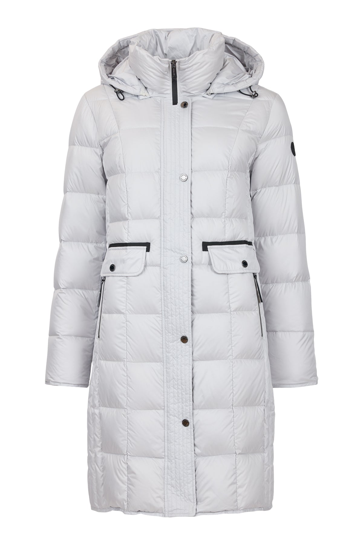 The Sierra Coat in Frosted Silver