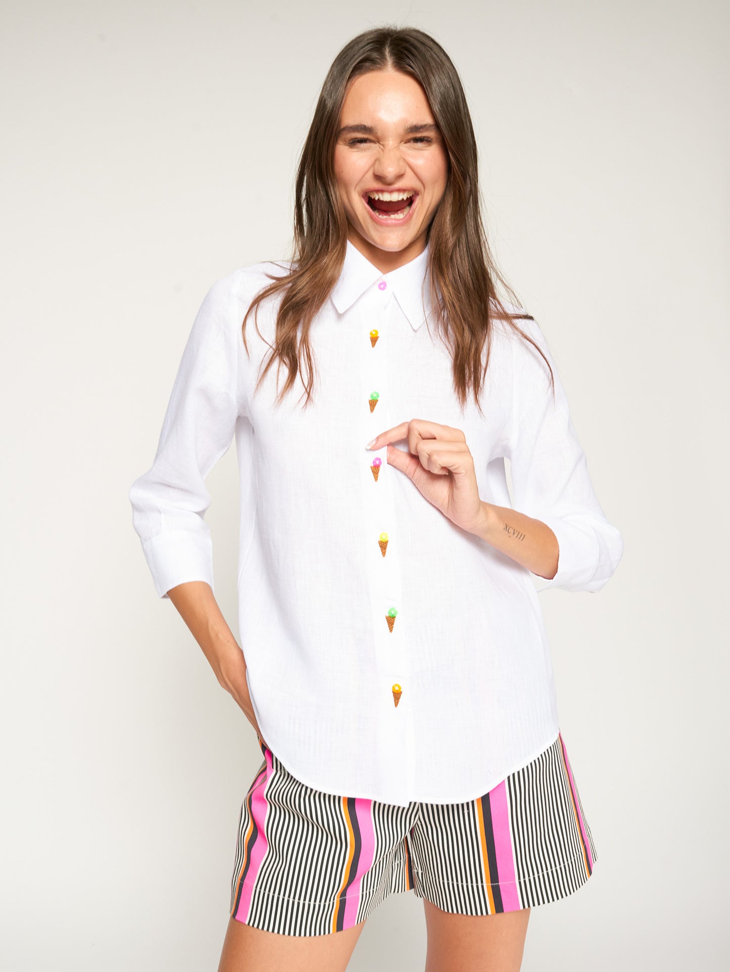 The Simone Sorbet Shirt
