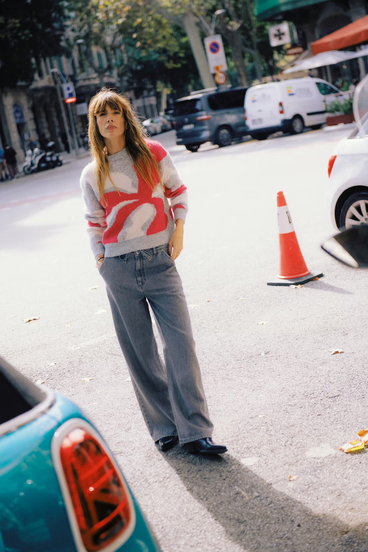 The Bianca Pink Sweater