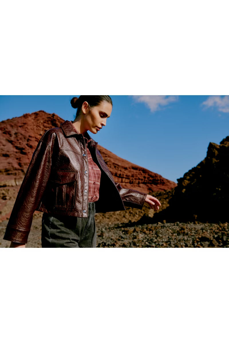 The Bydania Jacket in Chocolate