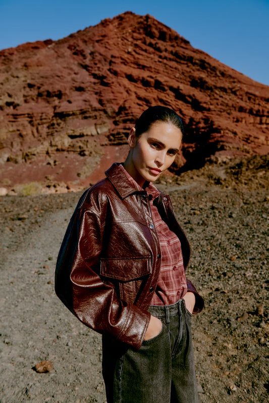 The Bydania Jacket in Chocolate