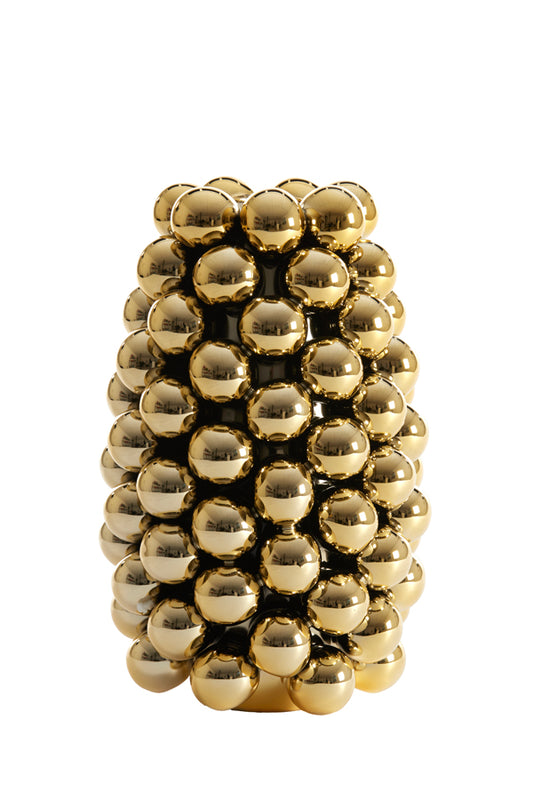 Bubble Vase in Polished Gold (L)